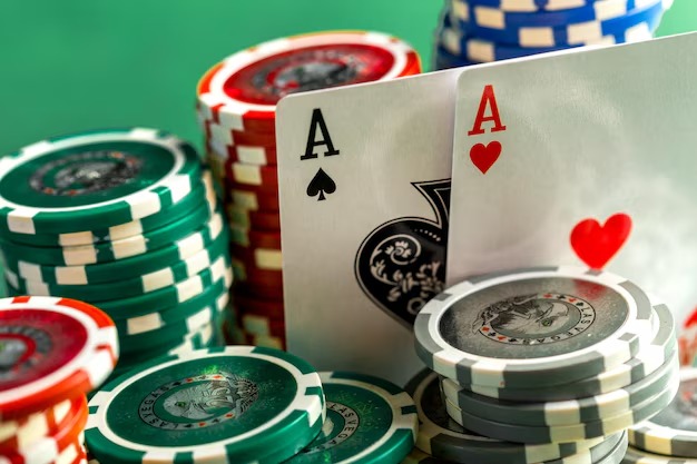 eu9bet Andar Bahar live dealer table showing first card and left-right prediction betting layout